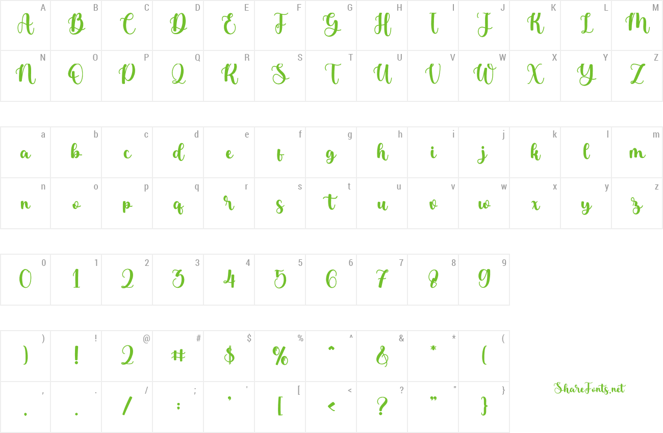 Font Christmas Garland preview